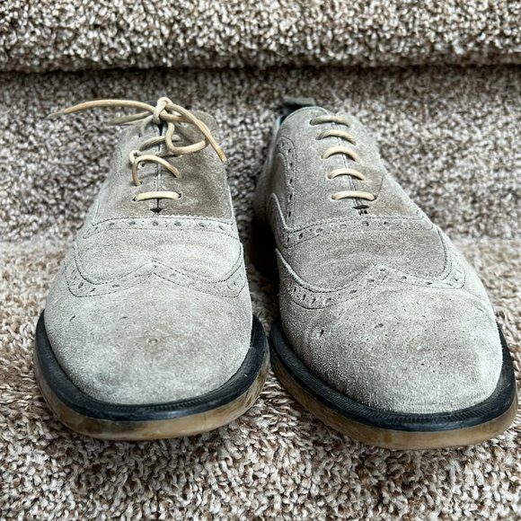 Burberry Men’s  Beige  Suede Oxford Brogues. main image 5